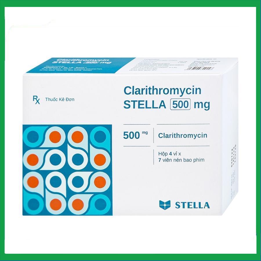 Clarithromycin-500mg.jpg Nhà Thuốc Đa Phúc - Clarithromycin 500mg