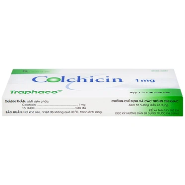 Colchicin-1mg-Traphaco-2.webp Nhà Thuốc Đa Phúc - Colchicin 1mg Traphaco 2