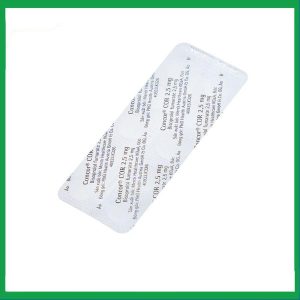 Nhà Thuốc Đa Phúc - Thuốc Concor Cor 2.5mg Merck điều trị suy tim mãn tính (3 vỉ x 10 viên) 1 Nhà Thuốc Đa Phúc - Concor 25mg 1