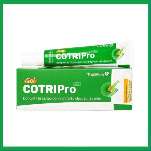 Gel Cotripro Thái Minh hỗ trợ cho người bị trĩ, táo bón, nứt hoặc đau rát hậu môn (25g)