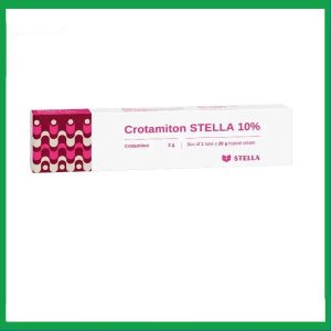Kem bôi da Crotamiton Stella 10% hỗ trợ điều trị ghẻ, ngứa (20g)