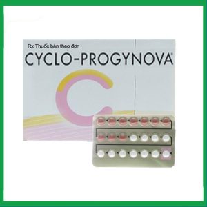 Thuốc Cyclo-Progynova điều trị hội chứng thiếu estrogen (1 vỉ x 21 viên)