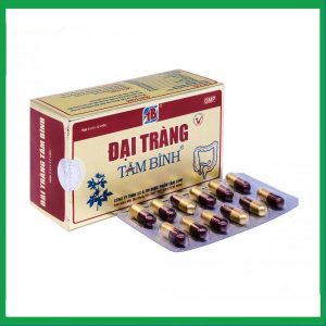 Viên uống Đại Tràng Tâm Bình hỗ trợ giảm các triệu chứng của viêm đại tràng cấp và mãn tính (5 vỉ x 12 viên)