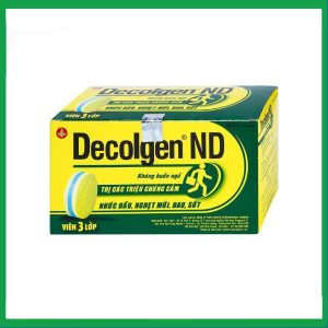 Thuốc Decolgen ND United điều trị các triệu chứng cảm thông thường, viêm mũi dị ứng (25 vỉ x 4 viên)