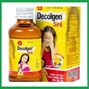 Siro Decolgen Untied điều trị cảm thông thường, viêm mũi dị ứng 60ml