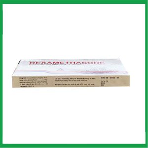 Nhà Thuốc Đa Phúc - Dung dịch tiêm Dexamethasone 4mg/1ml Vinphaco điều trị trạng thái hen, bệnh dị ứng nặng (10 ống x 1ml) 1 Nhà Thuốc Đa Phúc - Dexamethason 4mg 1ml Vinh phuc 2