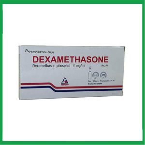 Dung dịch tiêm Dexamethasone 4mg/1ml Vinphaco điều trị trạng thái hen, bệnh dị ứng nặng (10 ống x 1ml)