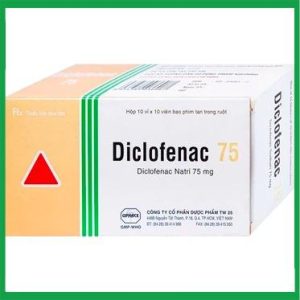 Diclofenac 75 Uphace trị dài ngày viêm khớp mạn, thoái hóa khớp
