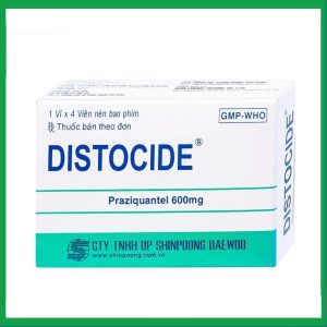 Thuốc Distocide điều trị sán máng, sán lá gan nhỏ (1 vỉ x 4 viên)