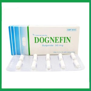 Thuốc Dognefin 50mg điều trị các triệu chứng lo âu, rối loạn hành vi nặng (3 vỉ x 10 viên)
