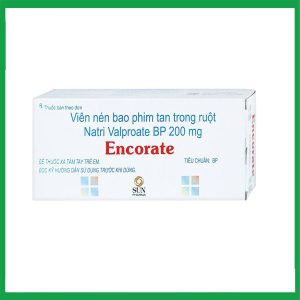 Thuốc Encorate Sun Pharma điều trị động kinh (10 vỉ x 10 viên)