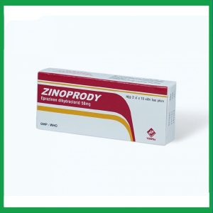Viên nén Zinoprody 50mg tiêu nhầy, loãng đàm, giảm ho