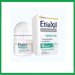Lăn khử mùi EtiaXil Detranspirant Aisselles Peaux Sensibles chống mùi đặc trị dành cho da nhạy cảm (15ml)