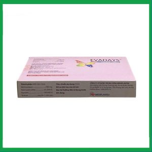 Nhà Thuốc Đa Phúc - Thuốc Evadays Vaginal 500mg Mediplantex điều trị viêm âm đạo (1 vỉ x 10 viên) 1 Nhà Thuốc Đa Phúc - Evadays2