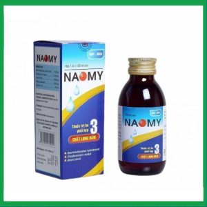 Siro Naomy TW3 giảm các triệu chứng ho do cảm lạnh, cảm cúm 60ml