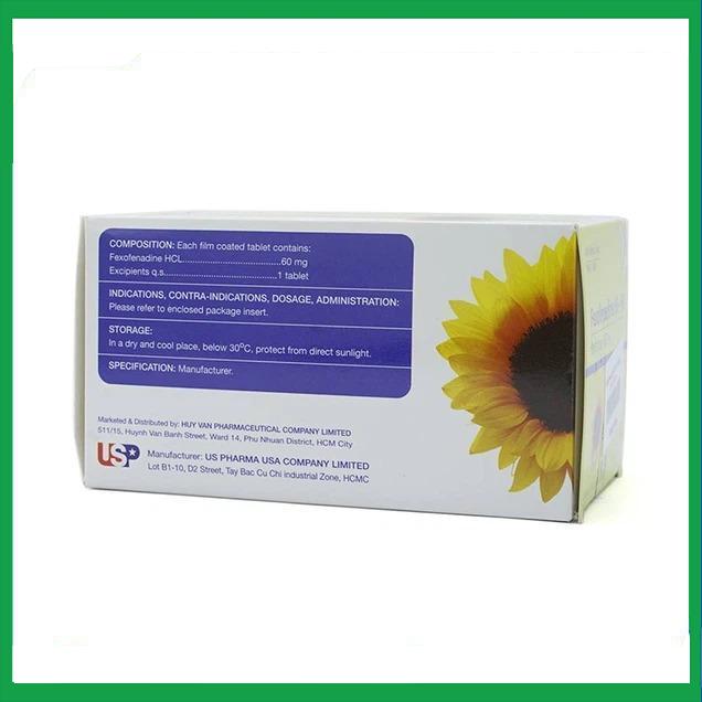 Fexofenadine-60-HV-1.jpg Nhà Thuốc Đa Phúc - Fexofenadine 60 HV 1