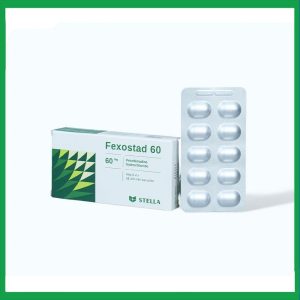 Fexostad 60 trị triệu chứng viêm mũi dị ứng, mày đay (1 vỉ x 10 viên)