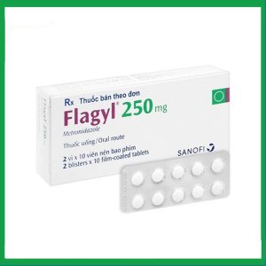 Flagyl 250mg trị nhiễm khuẩn (2 vỉ x 10 viên)