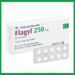 Thuốc Flagyl 250mg điều trị nhiễm khuẩn (2 vỉ x 10 viên)
