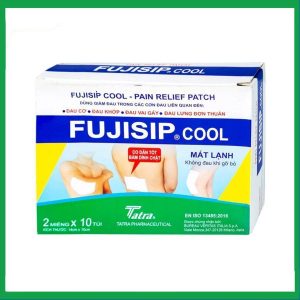 Cao dán Fujisip Cool Thiên Ân giảm đau cơ, đau khớp, đau vai gáy, đau lưng (10 túi)