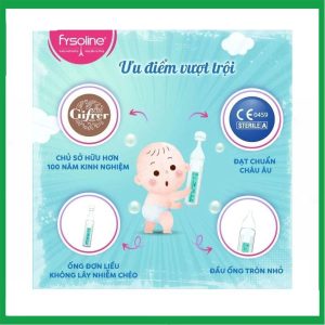 Nhà Thuốc Đa Phúc - Dung dịch nước muối ưu trương Fysoline xanh 5ml giảm ngạt mũi, khô mũi (20 ống) 2 Nhà Thuốc Đa Phúc - Fysoline xanh2 1