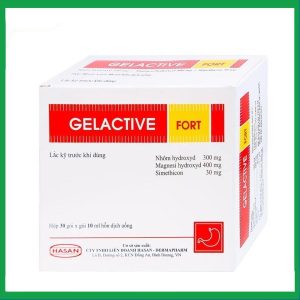 Hỗn dịch uống Gelactive Fort làm dịu các triệu chứng trong rối loạn tiêu hóa (30 gói x 10ml)