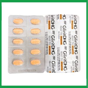 Nhà Thuốc Đa Phúc - Thuốc GliritDHG 500mg/2,5mg điều trị đái tháo đường tuýp 2 (3 vỉ x 10 viên) 2 Nhà Thuốc Đa Phúc - Glirit 500 2.5 1 1