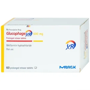 Thuốc Glucophage XR 500mg Merck điều trị tiểu đường type 2 (4 vỉ x 15 viên)