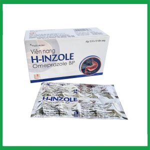 Thuốc H-Inzole 20mg làm giảm acid dạ dày, được dùng để điều trị loét dạ dày-tá tràng