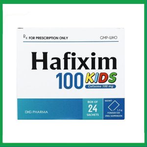 Bột Hafixim 100 Kids DHG điều trị nhiễm khuẩn (24 gói)
