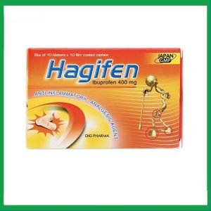Thuốc Hagifen DHG kháng viêm, giảm đau (10 vỉ x 10 viên)