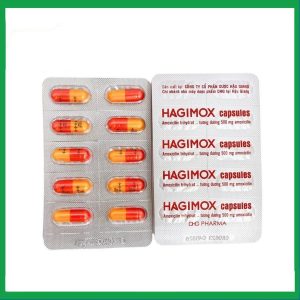 Nhà Thuốc Đa Phúc - Thuốc Hagimox Capsules 500mg điều trị nhiễm khuẩn (10 vỉ x 10 viên) 1 Nhà Thuốc Đa Phúc - Hagimox 2 1