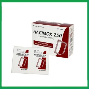 Bột Hagimox 250 DHG điều trị nhiễm khuẩn (24 gói)