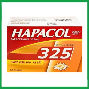 Thuốc Hapacol 325 DHG giảm đau, hạ sốt
