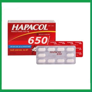 Thuốc Hapacol 650 DHG giảm đau, hạ sốt (10 vỉ x 10 viên)