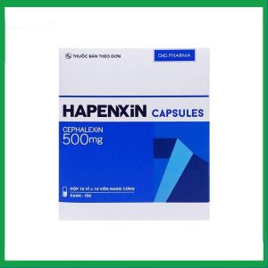 Thuốc Hapenxin Capsules DHG điều trị nhiễm khuẩn (10 vỉ x 10 viên)