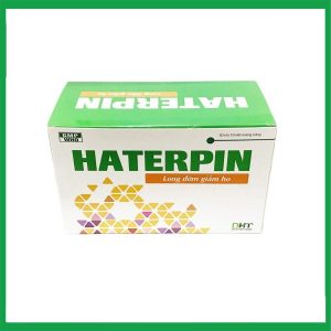 Thuốc Haterpin Hà Tây điều trị khi có các triệu chứng như ho, có đờm (Hộp 50 vỉ x 10 viên)