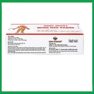 Nhà Thuốc Đa Phúc - Viên uống Hoạt Huyết Minh Não Khang hỗ trợ hoạt huyết, giảm đau đầu, chóng mặt, mất ngủ (3 vỉ x 10 viên) 3 Nhà Thuốc Đa Phúc - Hoat Huyet Minh Nao Khang 3