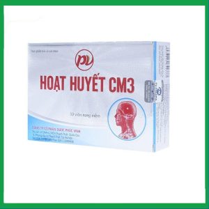 Thuốc Hoạt Huyết CM3 Phúc Vinh điều trị rối loạn tuần hoàn não do xơ vữa mạch máu (3 vỉ x 10 viên)