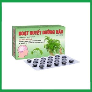 Viên uống tăng tuần hoàn não Hoạt huyết dưỡng não Vinaphar hộp 5 vỉ x 20 viên nén bao phim