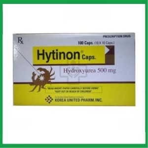 Thuốc Hytinon 500mg Korea United điều trị bệnh bạch cầu mạn tính dòng tủy (10 vỉ x 10 viên)