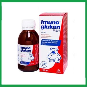 Syrup Kan Imunoglukan P4H Pleuran hỗ trợ tăng cường đề kháng ở trẻ em (120ml)