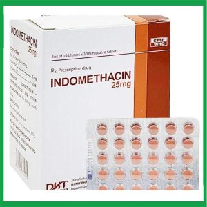 Thuốc Indomethacin 25 mg HT giảm đau kháng viêm