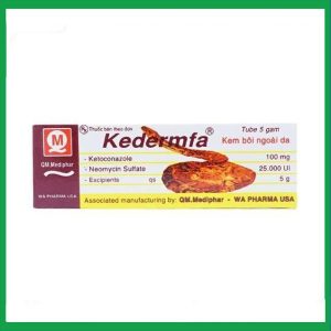 Kem bôi da Kedermfa điều trị nấm da, nấm móng, lang ben (5g)