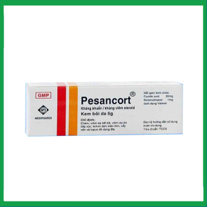 Kem bôi da Pesancort Medipharco điều trị vảy nến, sẹo lồi, lupus ban dạng đĩa (5g)