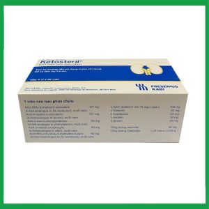 Nhà Thuốc Đa Phúc - Thuốc Ketosteril Fresenius Kabi phòng ngừa và điều trị suy thận mạn (5 vỉ x 20 viên) 1 Nhà Thuốc Đa Phúc - Ketosteril 2