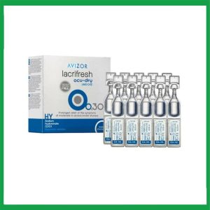 Dung Dịch Nhỏ Mắt  Lacrifresh Ocu-Dry 0.20% – Hỗ trợ điều trị khô mắt, mỏi mắt hay ngứa mắt (Hộp 20 ống)
