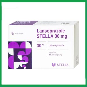 Viên nang cứng Lansoprazole 30mg điều trị loét dạ dày, viêm thực quản (3 vỉ x 10 viên)