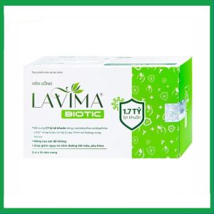 Viên uống Lavima Biotic bổ sung lợi khuẩn, hỗ trợ tăng sức đề kháng (2 vỉ x 10 viên)