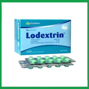 Thuốc Lodextrin Agimexpharm điều trị các triệu chứng cảm cúm, sốt, ho, nhức đầu (10 vỉ x 10 viên)
